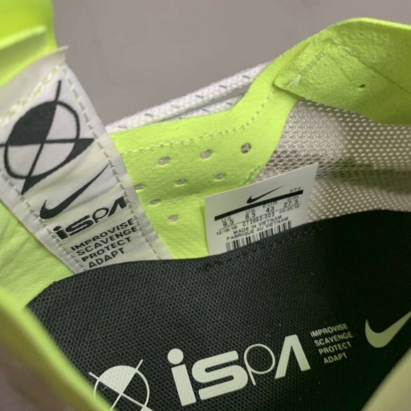 Men’s Nike React Runner ISPA. Platinum Tint/Volt G - Picture 2 of 8